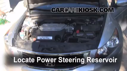 Follow These Steps to Add Power Steering Fluid to a Honda Accord (2008